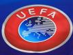 Das Logo der Europäischen Fußball-Union UEFA. Foto: Mike Egerton/PA Wire/dpa/Archivbild