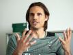 Yann Sommer, Torwart von Borussia Mönchengladbach, spricht während eines Interviews. Foto: Federico Gambarini/dpa