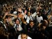 Fans von Atlético Mineiro feiern ihren Club. Foto: Fabio Barros/dpa