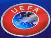 Das Logo der Europäischen Fußball-Union UEFA. Foto: Mike Egerton/PA Wire/dpa