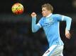 Manchester Citys Kevin De Bruyne hat sich schwer verletzt. Foto: Peter Powell(Peter Powell)