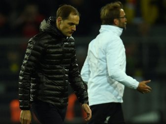Tuchel (l.) und Klopp kritisieren die Premier League Tuchel (l.) und Klopp kritisieren die Premier League