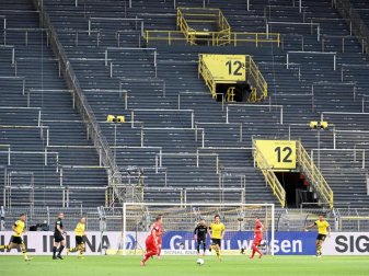 In der Bundesliga wird vorerst wieder vor leeren Rängen gespielt. Foto: Federico Gambarini/dpa-Pool/dpa In der Bundesliga wird vorerst wieder vor leeren Rängen gespielt. Foto: Federico Gambarini/dpa-Pool/dpa