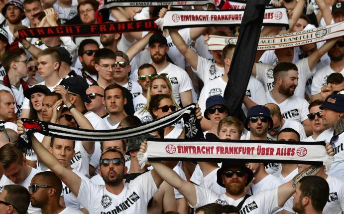 Die Fans von Frankfurt durften 2018 nicht nach Marseille