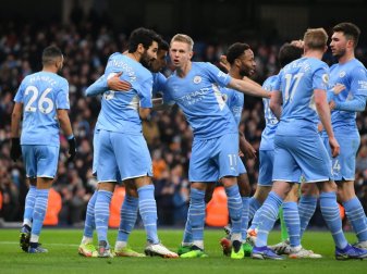 Manchester City siegt bei Torfestival gegen Leicester Manchester City siegt bei Torfestival gegen Leicester