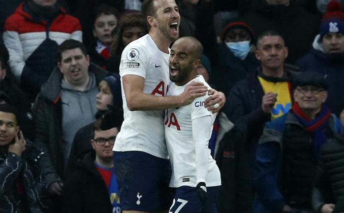 Harry Kane erzielte Tottenhams 1:0 gegen Crystal Palace