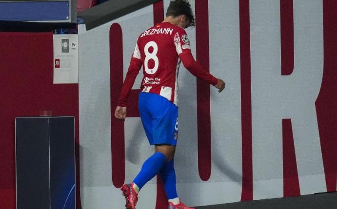 Atlético Madrids Star Antoine Griezmann ist positiv auf das Coronavirus getestet worden. Foto: Manu Fernandez/AP/dpa