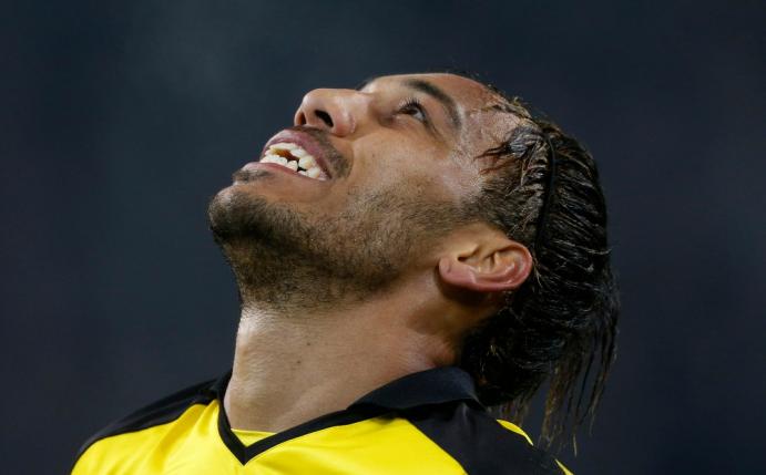 Pierre-Emerick Aubameyang schießt den BVB spät zum Sieg (Quelle: PIXATHLON/SID)