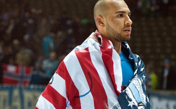 John Anthony Brooks wird seinen Vertrag bei Hertha BSC bis 2019 verlängern. Foto: Annegret Hilse