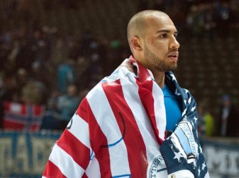 John Anthony Brooks wird seinen Vertrag bei Hertha BSC bis 2019 verlängern. Foto: Annegret Hilse John Anthony Brooks wird seinen Vertrag bei Hertha BSC bis 2019 verlängern. Foto: Annegret Hilse