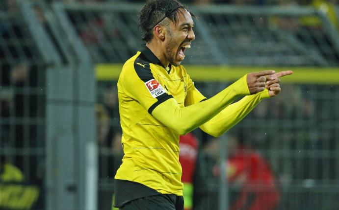 Pierre-Emerick Aubameyang überflügelt Gerd Müller(FIRO/SID)