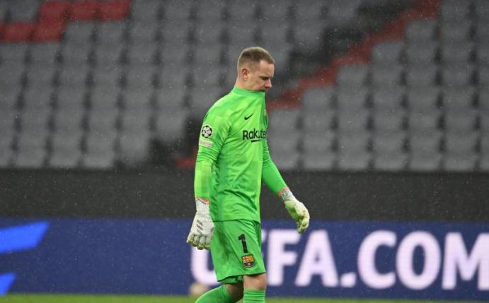 Barcelonas Torwart Marc-André ter Stegen hat für seine starke Leistung im Spiel gegen den RCD Mallorca viel Lob erhalten. Foto: Sven Hoppe/dpa