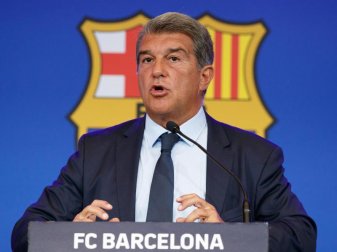 Joan Laporta, Präsident des FC Barcelona. Foto: Dax/DAX via ZUMA Press Wire/dpa Joan Laporta, Präsident des FC Barcelona. Foto: Dax/DAX via ZUMA Press Wire/dpa