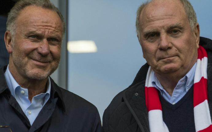 Die langjährigen Weggefährten Rummenigge und Hoeneß 