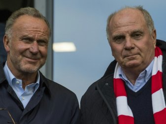 Die langjährigen Weggefährten Rummenigge und Hoeneß Die langjährigen Weggefährten Rummenigge und Hoeneß