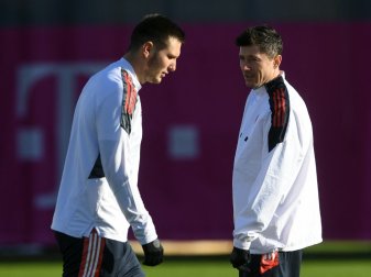 Niklas Süle war im Abschlusstraining dabei Niklas Süle war im Abschlusstraining dabei