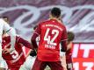 Sorgte mit seinem Spieldress beim Rückrundenstart für Verwirrung: Bayerns Jamal Musiala. Foto: Sven Hoppe/dpa