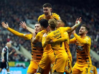 Cambridge United steht nach dem Sieg in Newcastle in der vierten Runde des FA Cups. Foto: Owen Humphreys/PA Wire/dpa