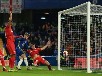 Timo Werner trifft für den FC Chelsea Timo Werner trifft für den FC Chelsea