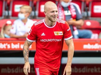 Hat sich möglicherweise mit dem Corona-Virus infiziert: Rick van Drongelen von Union Berlin. Foto: Andreas Gora/dpa Hat sich möglicherweise mit dem Corona-Virus infiziert: Rick van Drongelen von Union Berlin. Foto: Andreas Gora/dpa