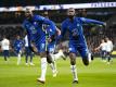 Antonio Rüdiger (r) feiert mit Romelu Lukaku das Tor zur 1:0-Führung für den FC Chelsea gegen Tottenham. Foto: Nick Potts/PA Wire/dpa