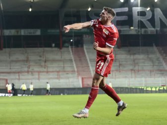 Grischa Prömel erzielt das entscheidende 2:1 für Union Grischa Prömel erzielt das entscheidende 2:1 für Union
