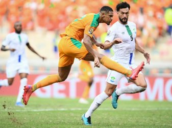 Leistungsträger der Elfenbeinküste: Sebastien Haller Leistungsträger der Elfenbeinküste: Sebastien Haller