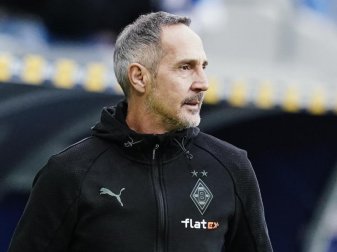 Gladbachs Trainer Adi Hütter trifft im Achtelfinale des DFB-Pokals mit seiner Mannschaft auf Zweitligist Hannover 96. Foto: Uwe Anspach/dpa Gladbachs Trainer Adi Hütter trifft im Achtelfinale des DFB-Pokals mit seiner Mannschaft auf Zweitligist Hannover 96. Foto: Uwe Anspach/dpa