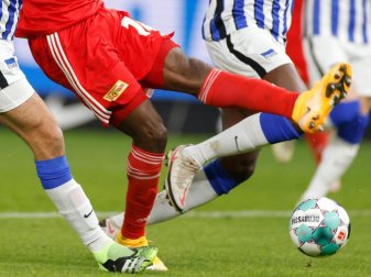Hertha BSC empfängt im Achtelfinale des DFB-Pokals den Stadtrivalen 1. FC Union im Berliner Olympiastadion. Foto: Odd Andersen/AFP-Pool/dpa Hertha BSC empfängt im Achtelfinale des DFB-Pokals den Stadtrivalen 1. FC Union im Berliner Olympiastadion. Foto: Odd Andersen/AFP-Pool/dpa