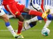 Hertha BSC empfängt im Achtelfinale des DFB-Pokals den Stadtrivalen 1. FC Union im Berliner Olympiastadion. Foto: Odd Andersen/AFP-Pool/dpa