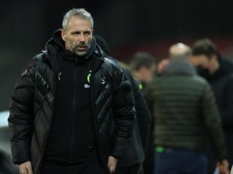 Marco Rose hofft nach dem Pokal-Ausscheiden auf eine Trotzreaktion seiner Mannschaft. Foto: Christian Charisius/dpa Marco Rose hofft nach dem Pokal-Ausscheiden auf eine Trotzreaktion seiner Mannschaft. Foto: Christian Charisius/dpa