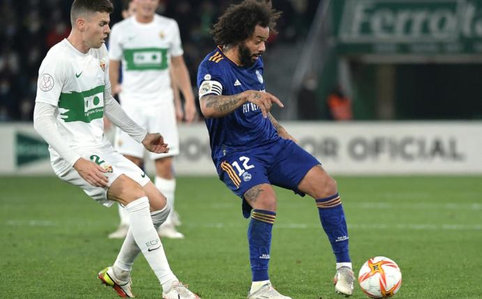 Marcelo (r.) im Pokalspiel beim FC Elche