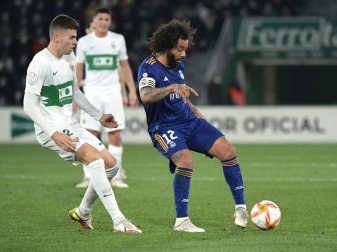 Marcelo (r.) im Pokalspiel beim FC Elche Marcelo (r.) im Pokalspiel beim FC Elche