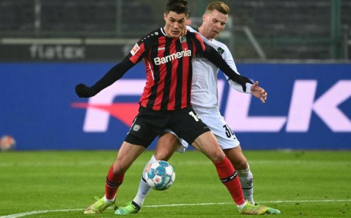 Die Leverkusener sind froh um Patrik Schick (vorn). Foto: Federico Gambarini/dpa