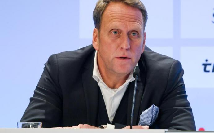 Der Präsident von Holstein Kiel: Steffen Schneekloth. Foto: Arne Dedert/dpa