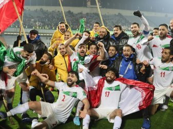 Iran feiert gelungene WM-Qualifikation Iran feiert gelungene WM-Qualifikation