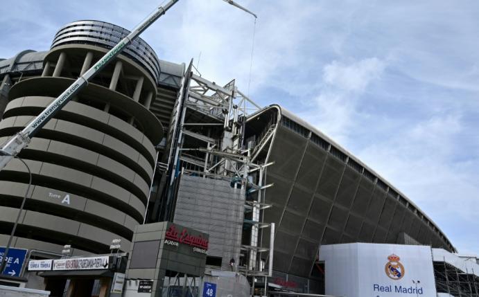 Das Santiago Bernabeu wird derzeit renoviert