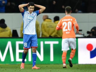 Hoffenheim verliert immer mehr den Anschluss. Foto: Uwe Anspach Hoffenheim verliert immer mehr den Anschluss. Foto: Uwe Anspach