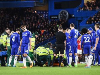 Chelseas Kurt Zouma wird sechs Monate ausfallen. Foto: Andy Rain(Andy Rain) Chelseas Kurt Zouma wird sechs Monate ausfallen. Foto: Andy Rain(Andy Rain)