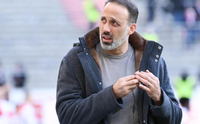 Stuttgarts Trainer Pellegrino Matarazzo. Foto: Silas Stein/dpa