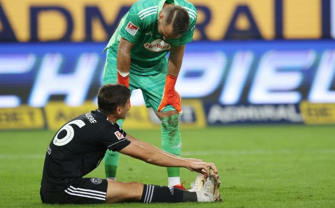Am Boden: Fortuna Düsseldorf