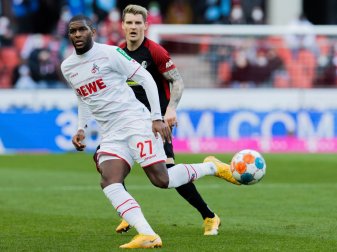 Köln muss auf Torjäger Anthony Modeste (l) verzichten.