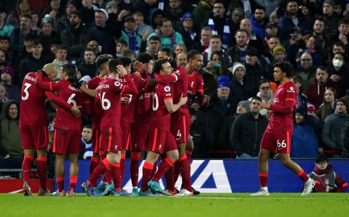 Der FC Liverpool setzte sich zuhause gegen Leicester City durch.