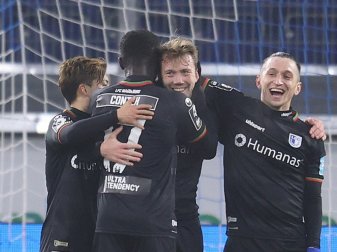 Conteh brachte die Magdeburger mit 1:0 in Führung Conteh brachte die Magdeburger mit 1:0 in Führung