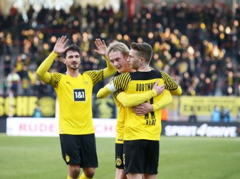 Marco Reus trifft und Dortmund bleibt Bayern-Verfolger Marco Reus trifft und Dortmund bleibt Bayern-Verfolger