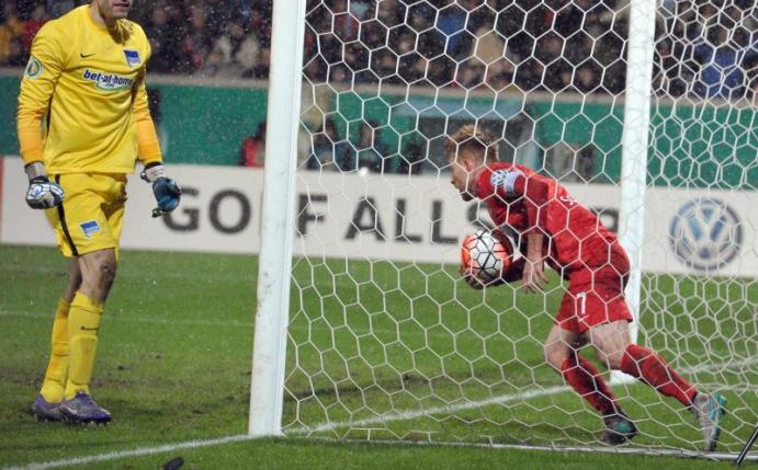 Hertha BSC steht im DFB-Pokal-Halbfinale. Foto: Daniel Maurer