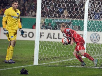 Hertha BSC steht im DFB-Pokal-Halbfinale. Foto: Daniel Maurer Hertha BSC steht im DFB-Pokal-Halbfinale. Foto: Daniel Maurer