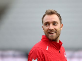 Spielte bei einem Testspiel seines neuen Clubs FC Brentford eine Stunde: Christian Eriksen. Spielte bei einem Testspiel seines neuen Clubs FC Brentford eine Stunde: Christian Eriksen.