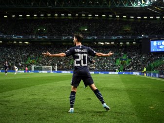 Bernardo Silva feiert sein Doppelpack Bernardo Silva feiert sein Doppelpack