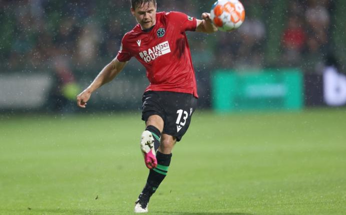 Dominik Kaiser erzielte den Führungstreffer für Hannover
